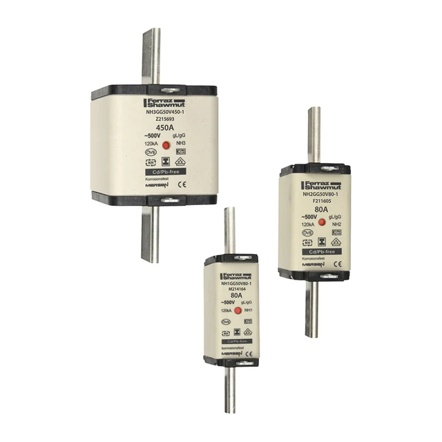 Mersen NH gG 500 VAC — representative product