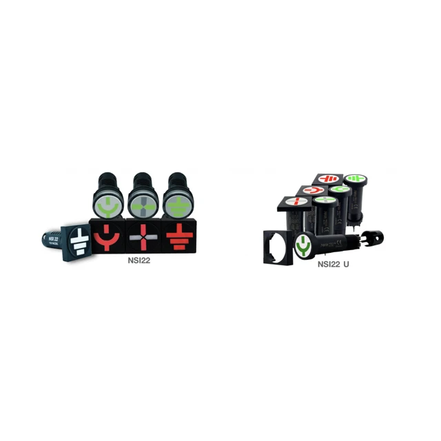 NOVA / ESP Technologies NSI LED semaphore indicators — representative product